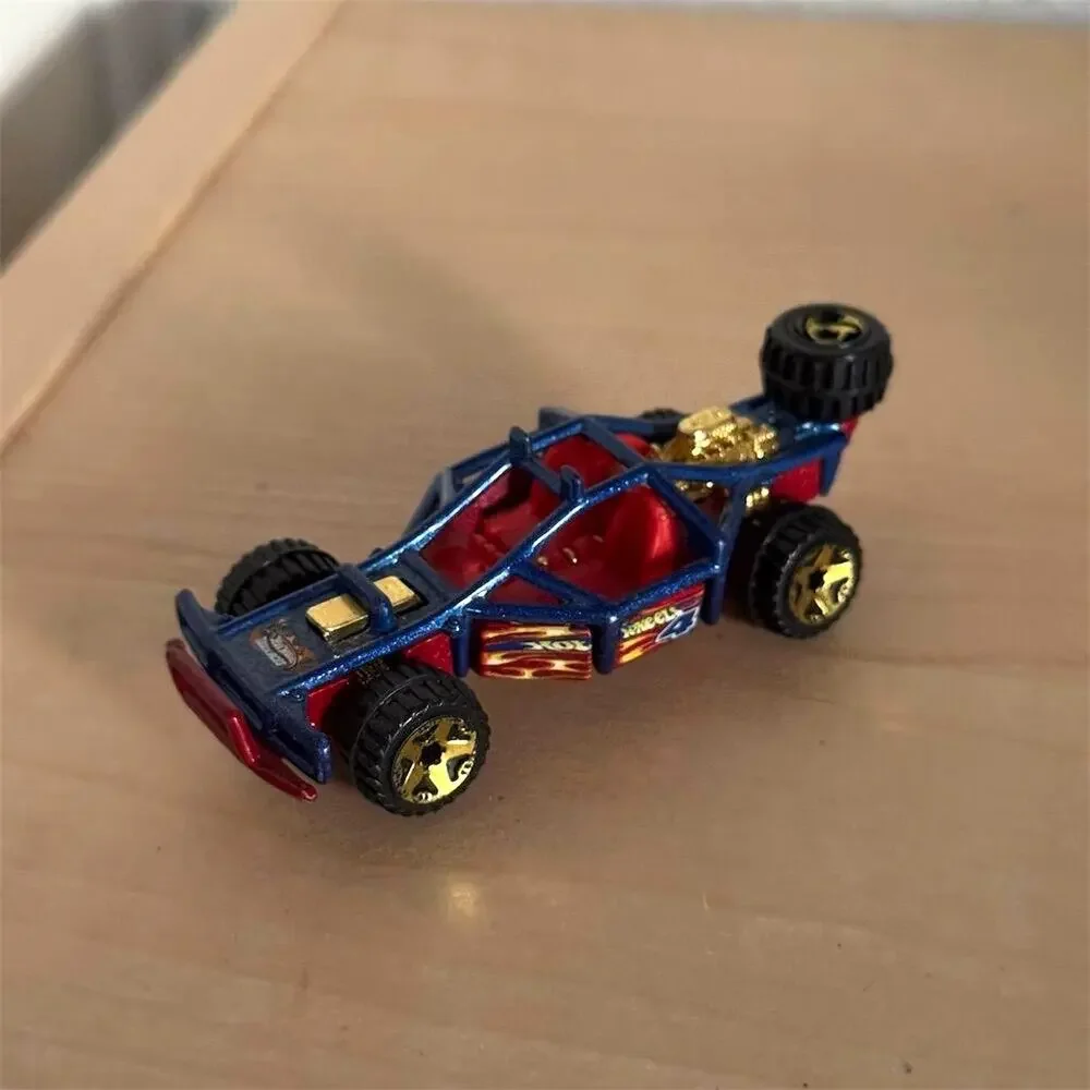 Vintage Hot Wheels 2000 Roll Cage Blue Diecast Car Alt Terrain 1:64 y2k